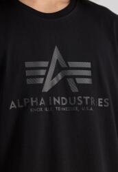 Alpha Industries Póló BASIC Carbon - black/black (100501CB/515) Méret: M/Regular