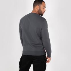 Alpha Industries Pulóver Basic Sweater Small Logo - szürke/fekete (188307/136) Méret: S/Regular