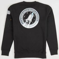 Alpha Industries Pulóver Space Shuttle Sweater - fekete (178307/03) Méret: XXL/Regular