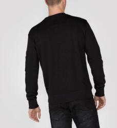 Alpha Industries Pulóver Camo Print Sweat - fekete/fehér nápis (176301/95) Méret: S/Regular