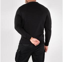Alpha Industries Pulóver Alapvető Sweater Fólia Nyomtatás - black/yellow gold (178302FP/583) Méret: XXL/Regular