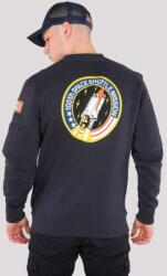Alpha Industries Pulóver Space Shuttle Sweater - kék (178307/07) Méret: L/Regular