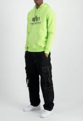 Alpha Industries Kapucnis pulóver Basic Hoody - hornet green (178312/698) Méret: S/Regular