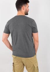 Alpha Industries Póló BASIC - charcoal heather (100501/315) Méret: XXL/Regular