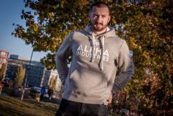 Alpha Industries Kapucnis pulóver Foam Print Hoody - szürke (143302/17) Méret: S/Regular