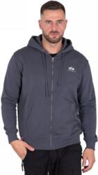 Alpha Industries Kapucnis pulóver Basic Zip Hoody - greyblack (118342/136) Méret: XXL/Regular