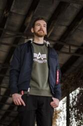 Alpha Industries Pulóver Basic Sweater - dark olive (178302/142) Méret: M/Regular