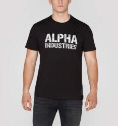 Alpha Industries Póló Camo Print - fekete/fehér (156513/95) Méret: XXL/Regular