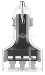 ORICO autós töltő - UCH-Q3-BK (Szivargyújtós, 3xUSB-A 35W, fekete) (ORICO-UCH-Q3-BK-PRO) (ORICO-UCH-Q3-BK-PRO)