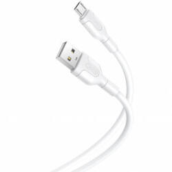 XO Design Cablu Date si Incarcare XO Design USB-A - microUSB NB212 18W 1m Alb