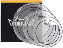 Remo Pinstripe Clear Rock Set