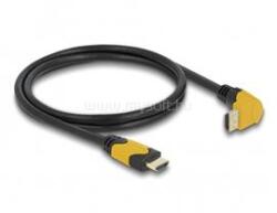 Delock 86988 1m High Speed HDMI 48Gbps apa egyenes - apa 90°-ban felfelé hajlított kábel (DL86988) (DL86988)