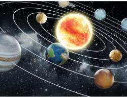 Media Öntapadó és mosható falfestmény Universe - napelemes rendszer, 300 x 250 cm (FOTOTAP5161)