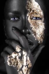 MÉDIA Golden Make-up 2 matricás tapéta, 150 x 205 cm (FOTOTAP11255)