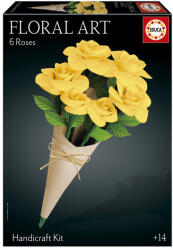 Educa 3D Floral Art - Sárga Rózsa csokor (20422) (20422)