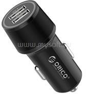 ORICO autós töltő - UCC-2U-BK (Szivargyújtós, USB-A+USB-C, fekete) (ORICO-UCC-2U-BK-BP) (ORICO-UCC-2U-BK-BP)