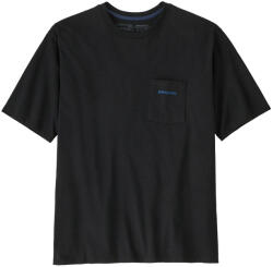 Patagonia Men's Boardshort Logo Pocket Responsibili-Tee férfi póló XL / fekete