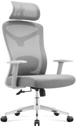Mark Adler Ergonomikus irodai forgószék, deréktámasszal, 2D háttámla hálós anyaggal, szürke (MA-MANAGER-2-6-GREY)