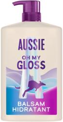 Aussie Oh My Gloss hidratáló balzsam, puhítja és simítja a száraz és fakó hajat, ausztrál makadámiadió-olajjal, vegán és állatkísérlet-mentes, 1000 ml