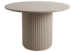 MaMaison Creole 120 étkezőasztal MDF bézs ryflowana podstawa (KHM-MM0015001100366)