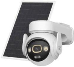 Dahua Camera supraveghere exterior PT 4G/WiFi cu panou solar IMOU AOV PT IPC-SA7E-T-5M0T3/FSP008, 8MP, 3.6 mm, IR 20 m, acumulator 15000 mAh, sirena, lumina alba, microfon si difuzor, slot card (IPC-SA7E-T-