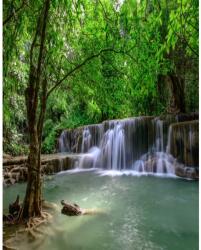 Blueback MAT Tapéta Cascada44 Vízesések a zöld erdőben, 150 x 205 cm (BBIMG3962)