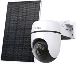 TP-LINK Camera supraveghere WiFi PT cu panou solar TP-Link Tapo C630 KIT, 5MP, 4 mm, IR/Lumina alba 16 m, microfon si difuzor, acumulator 6700 mAh, sirena, slot card (TAPO C630 KIT)