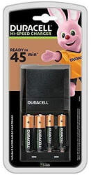 Duracell akkumulátor töltő CEF27 - 2db (AA) NIMH 1300 mAh + 2db (AAA) NIMH 750 mAh 1.2V (DUR-C-CEF27)