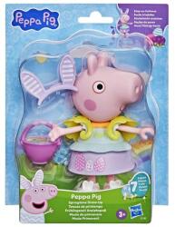 Peppa Set de joaca Peppa pig tinuta de primavara, accesorii, 15cm Figurina