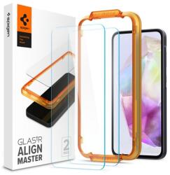 Spigen Samsung A55 5G SPIGEN ALM FC протектор за екран стъкло 2бр. 2.5D, подчертаване на цвета, TRANSFER AGL07772 (AGL07772)