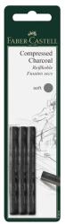 Faber-Castell AG Pitt soft 3 бр. пресован въглен FC129997 (FC129997)