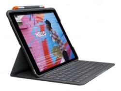 Logitech Slim Folio iPad (10th gen) UK billyentyűzetes tok szürke (920-011429) (920-011429)
