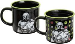 Paladone Cană cu efect termic Paladone Movies: Star Wars The Mandalorian - Mandalorian și Grogu (115006)