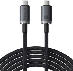 Baseus Cablu de date Baseus Bright Mirror Series, USB-C - 2 x USB-C, 1 m, Black (P10318602111-00)