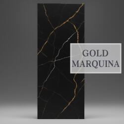  Falpanel, márvány mintával, PVC, 280x120 cm - Gold Marquina (MR-58004)
