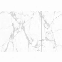  Falpanel, márvány mintával, végteleníthető, bambuszrost, 280x122 cm - Carrara Silver (MR-65160)