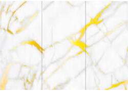 Falpanel, márvány mintával, végteleníthető, bambuszrost, 280x122 cm - Midnight Gold - 280x122 cm (MR-55121)