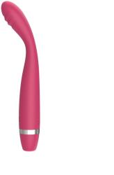 Guilty Toys Vibrator Slim Punctul G, 10 Moduri Vibratii, Silicon, USB, Rosu, 17.5 cm, Guilty Toys Vibrator