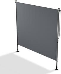 Juskys Függőleges napellenző 200 x 228-316 cm UV-védelem szürke (301347)