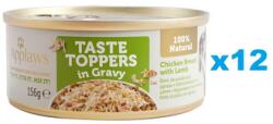 Applaws Dog Taste Topper Csirkemell bárányhús mártással 12x156 g