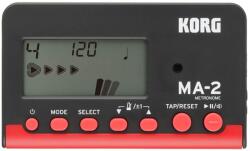 KORG - MA-2-BKRD, digitális metronóm, fekete/piros színben
