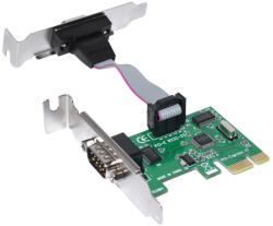 Makki Нископрофилна карта Makki Low Profile PCI-E card to 2 x Serial port - MAKKI-PCIE-SERIAL-LP (MAKKI-PCIE-SERIAL-LP)