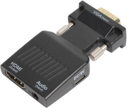 VCOM Адаптер VCom VGA M / HDMI F with Audio - CA337A (CA337A)