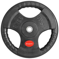 inSPORTline Gumírozott olimpiai súlytárcsa inSPORTline Graton OL 15 kg 50 mm, fokozott kopásállóság, ergonomikus forma, magas tartósság (31252) Súlytárcsa
