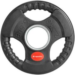 inSPORTline Gumírozott olimpiai súlytárcsa inSPORTline Graton OL 2, 5 kg 50 mm, fokozott kopásállóság, ergonomikus forma, magas tartósság (31249) Súlytárcsa
