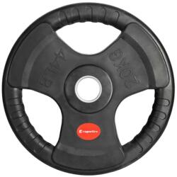 inSPORTline Gumírozott olimpiai súlytárcsa inSPORTline Graton OL 20 kg 50 mm, fokozott kopásállóság, ergonomikus forma, magas tartósság (31253) Súlytárcsa