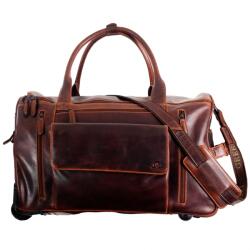 Greenburry Geanta voiaj piele naturala maro 54 x 37 x 34 cm, Rugged, Greenburry Geanta voiaj