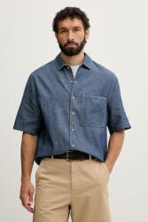 Benetton cămașă bărbătească din in PPY2-KDM0TO_55X (5E1XUQ073)