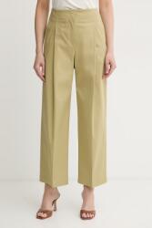BOSS pantaloni wide leg pentru femei din bumbac cu elastan Tulotta PPY2-SPD02U_91X (50551913)