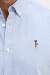 U. S. Polo Assn U. S. Polo Assn. риза мъжка от памук PEACHED OXFORD LS (MUP3247) - answear - 140,80 лв